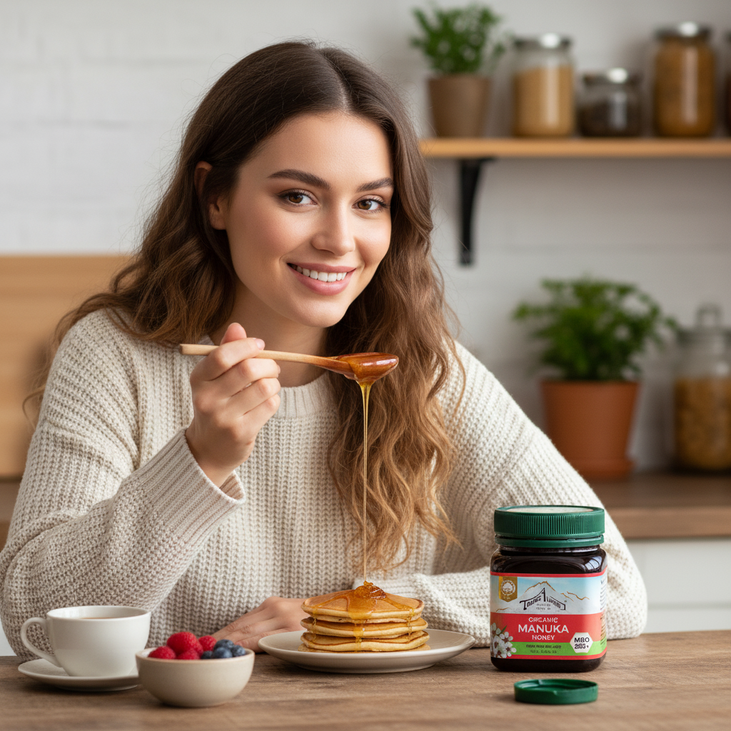 Miere de Manuka Bio MGO 250+ TranzAlpine, 250g - Superaliment Natural Certificat Organic din Noua Zeelandă 3