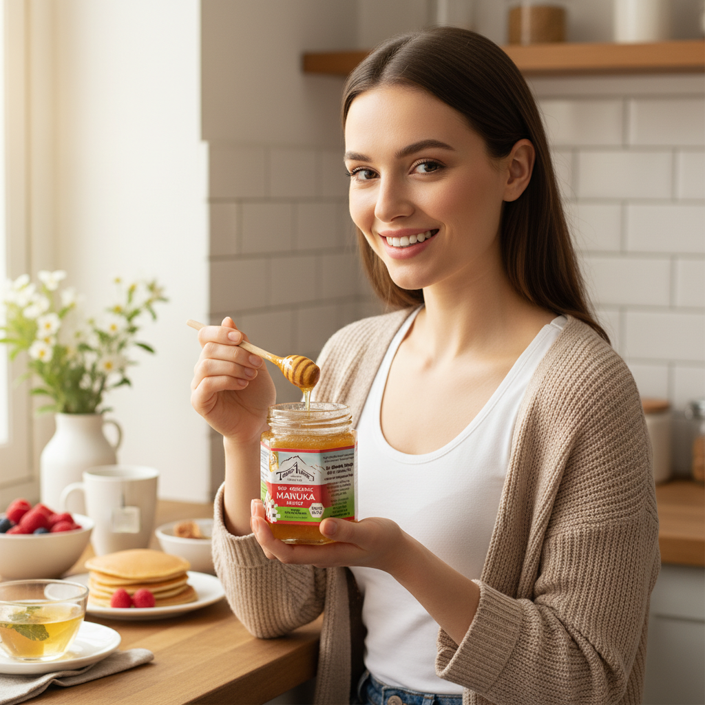 Miere de Manuka MGO 300+ Bio TranzAlpine (140g) - Certificată Organic Noua Zeelandă 3