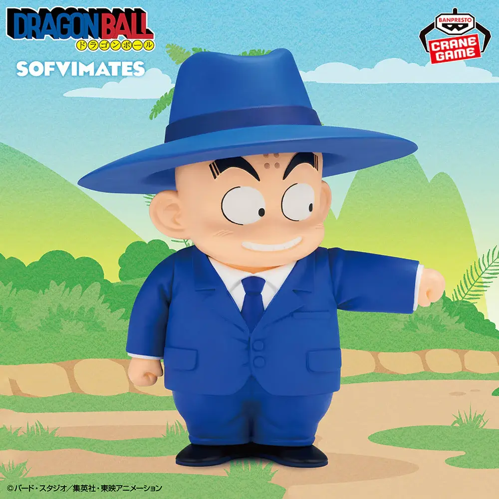 Dragon Ball Sofvimates Figure - Krillin Suit Style - Imagen 1