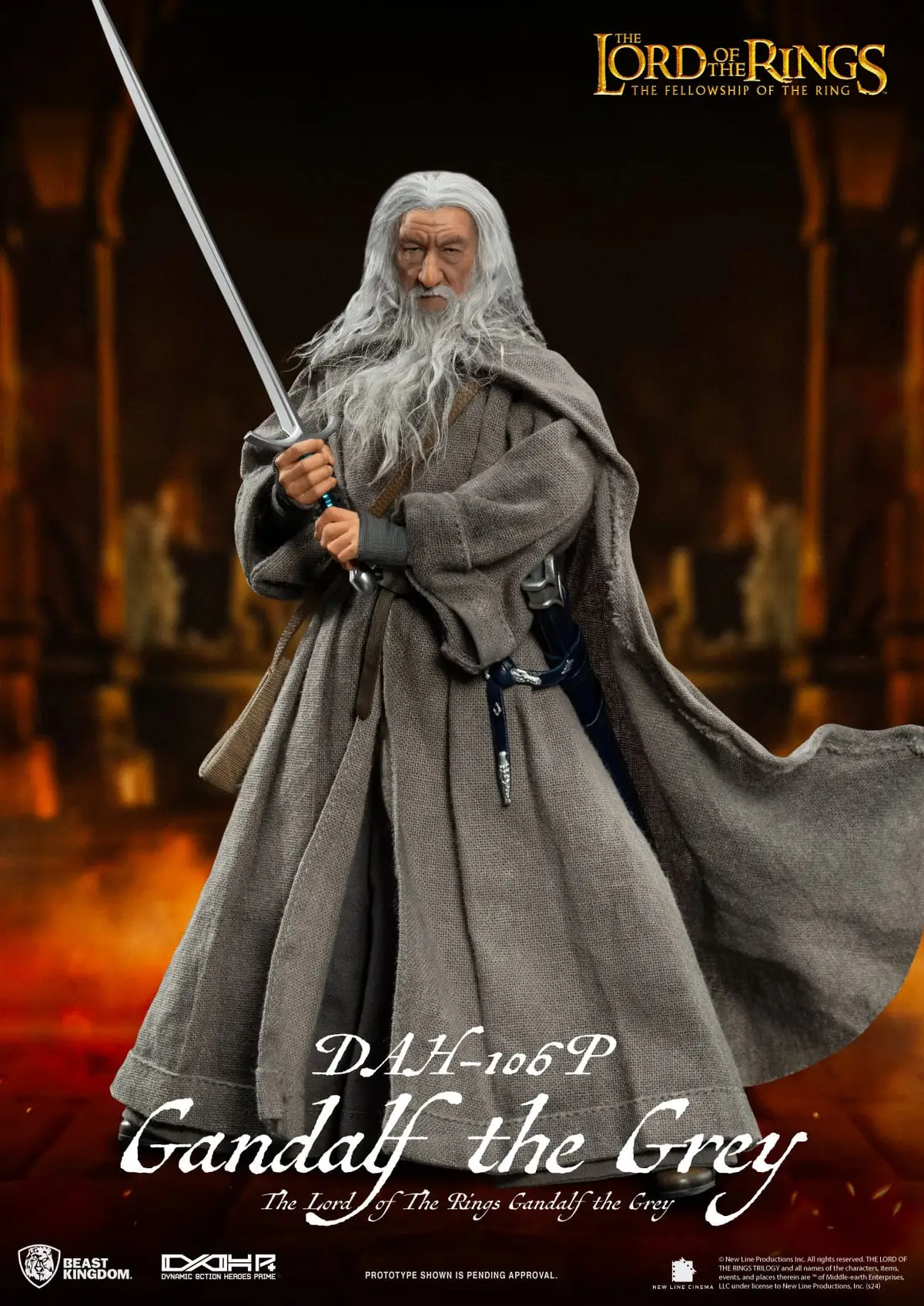 Herr der Ringe - Dynamic 8ction Heroes - Gandalf der Graue - Imagen 1