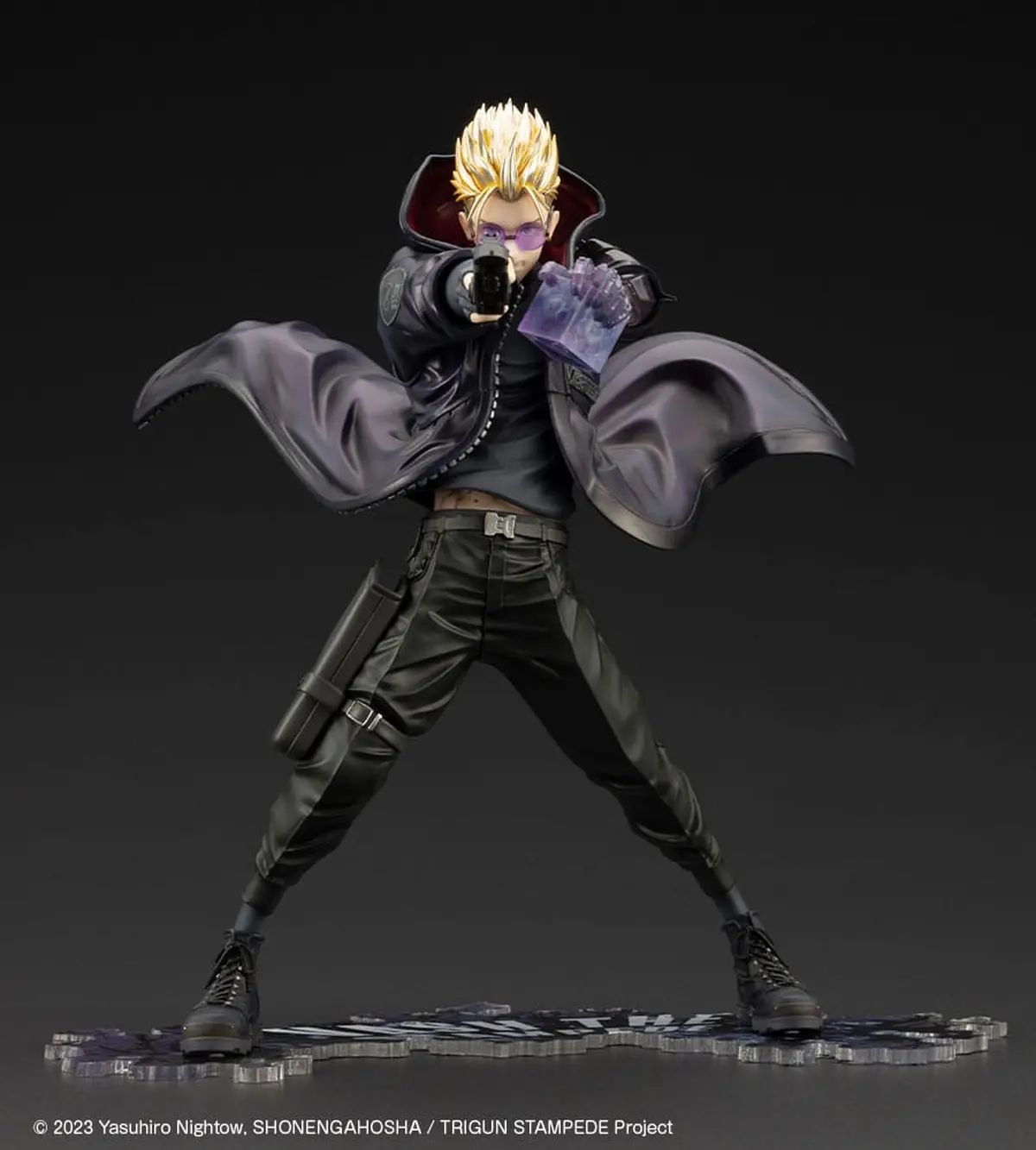 Trigun - ARTFX J - Vash the Stampede (The Gunman in Black Ver.) - Imagen 1