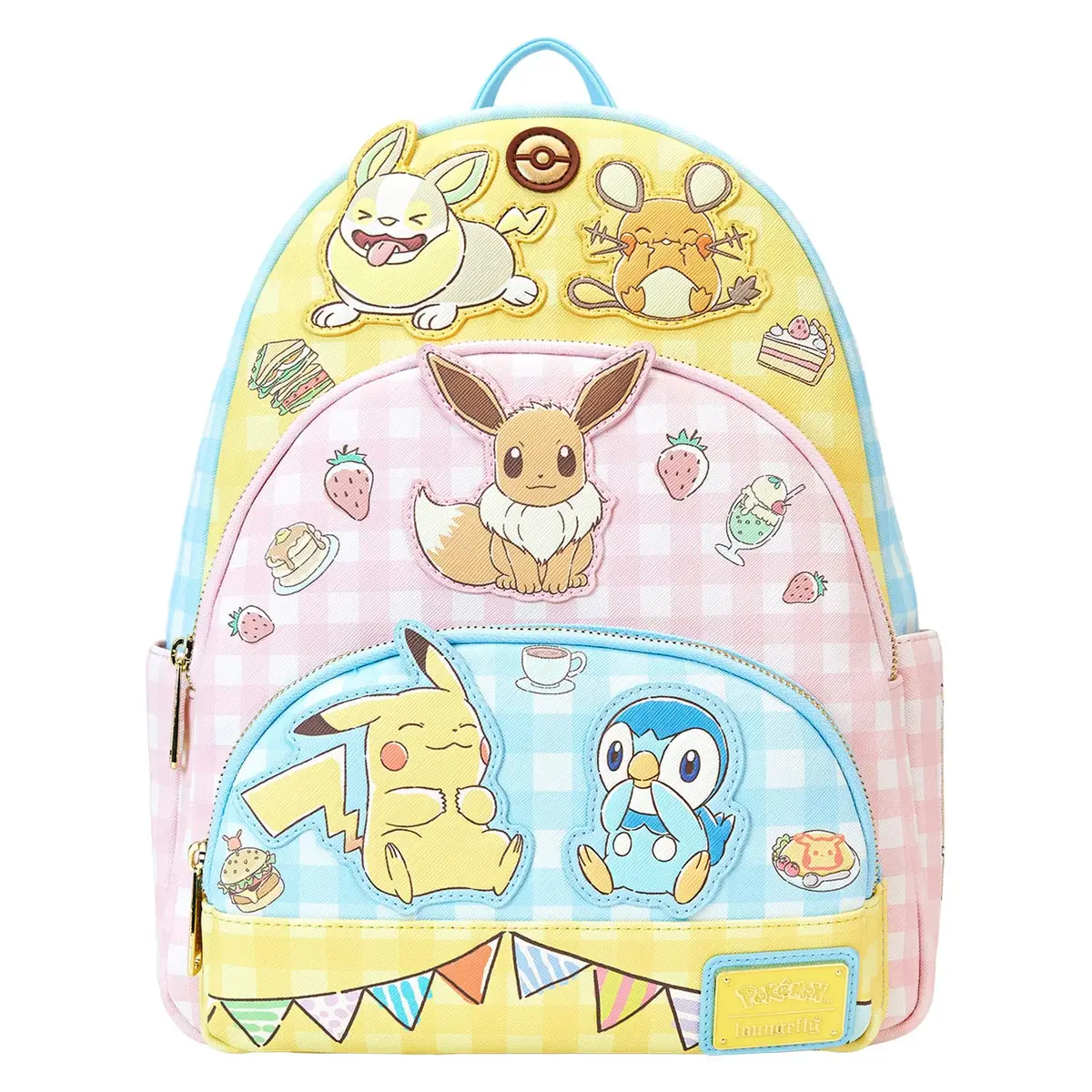 Pokemon - Rucksack - Cafe Triple Pocket - Imagen 1