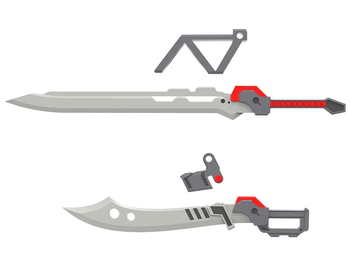 M.S.G - Plastic Model Kit Zubehor - Weapon Unit54 Customized Blade Set 02 - Imagen 1