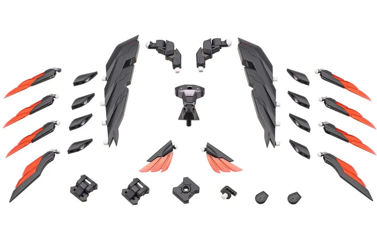 M.S.G - Plastic Model Kit Accesorios - Heavy Weapon Unit60 Wing Edge (Black Ver.) - Imagen 1