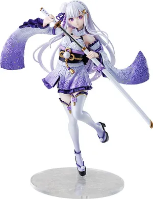 Re:ZERO - Figura a Escala - Emilia (Combat Outfit ver.)