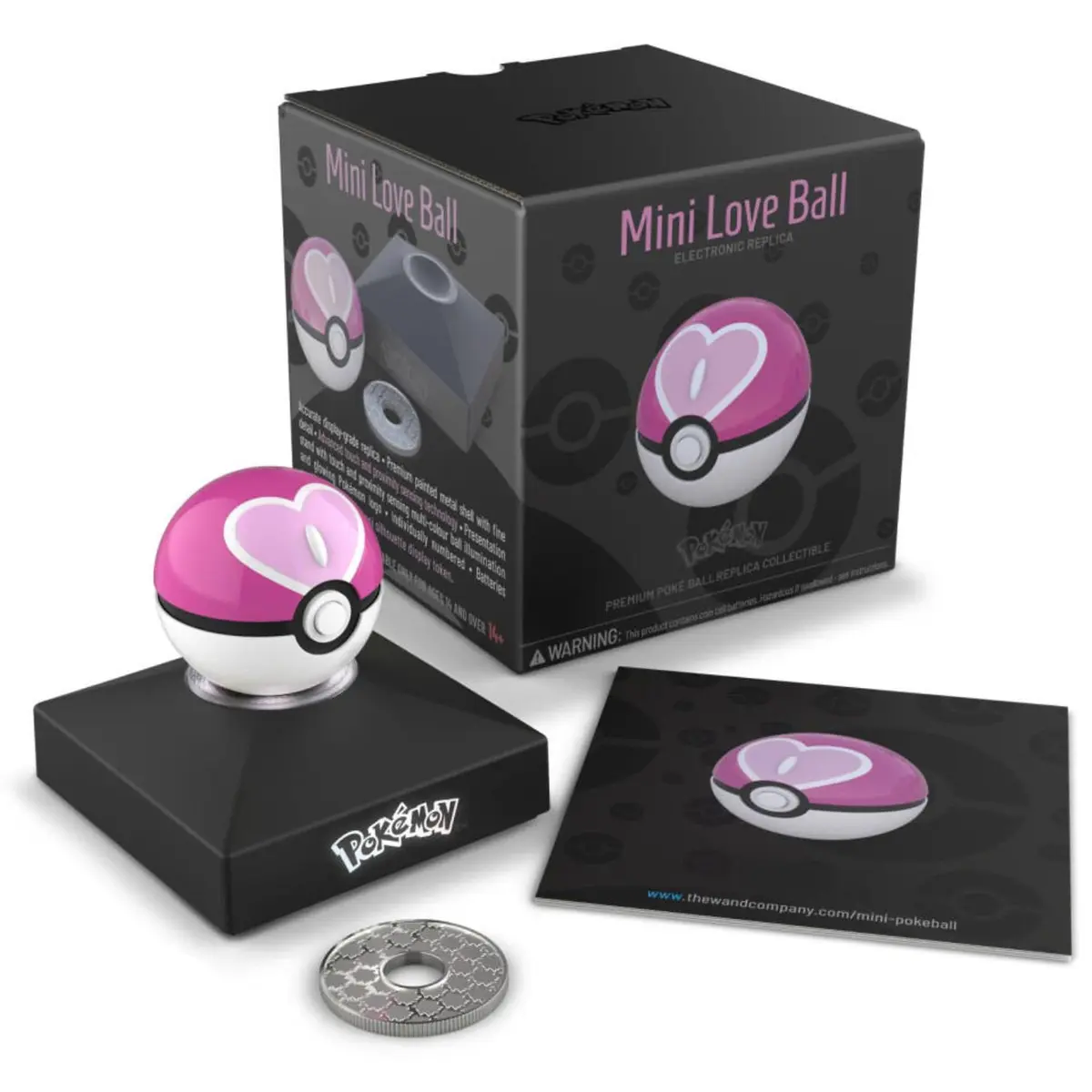 Pokemon - Electronic Replica - Mini Love Ball - Imagen 1