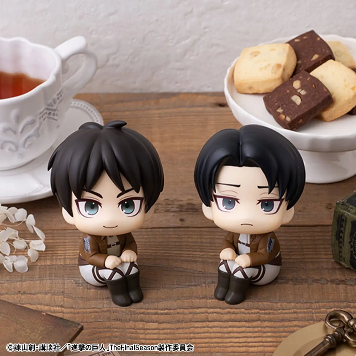 Attack on Titan - Look Up Series - Eren Yeager & Levi Ackerman (Set) - Imagen 1