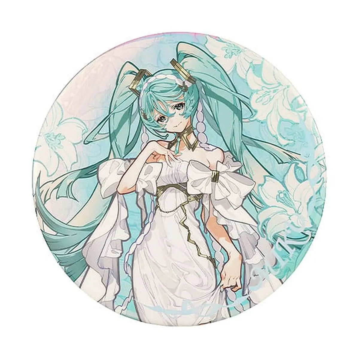 Character Vocal Series - Button - Miku Hatsune (feat. Yoneyama Mai) (Extra Large) - Imagen 1