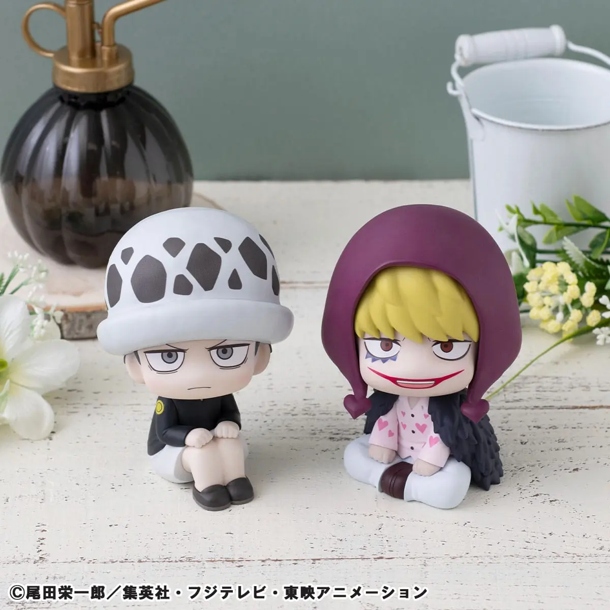 One Piece - Look Up Series - Trafalgar Law (Childhood Ver.) & Donquixote "Corazon" Rosinante (Set) - Imagen 1
