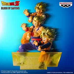 Dragon Ball Z Blood of Saiyans - Complete and Logo Stand Set de 3