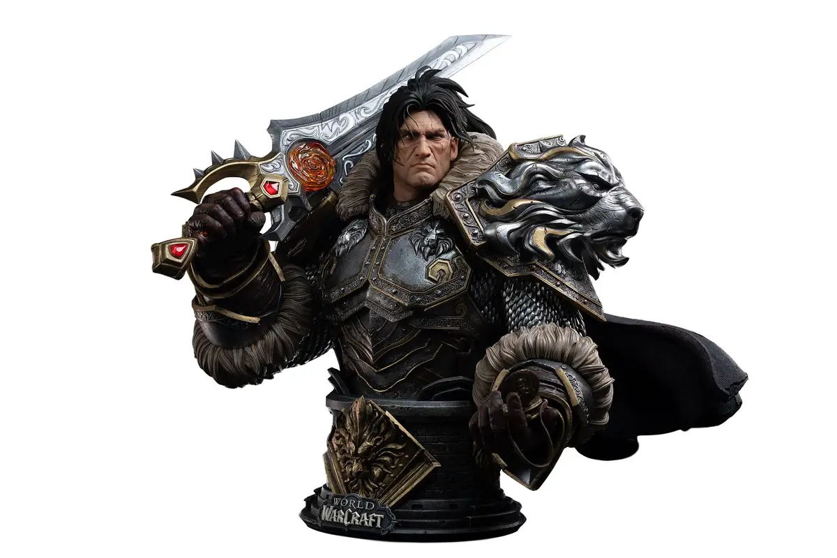 World of Warcraft - Escala Bust - Varian Wrynn - Imagen 1