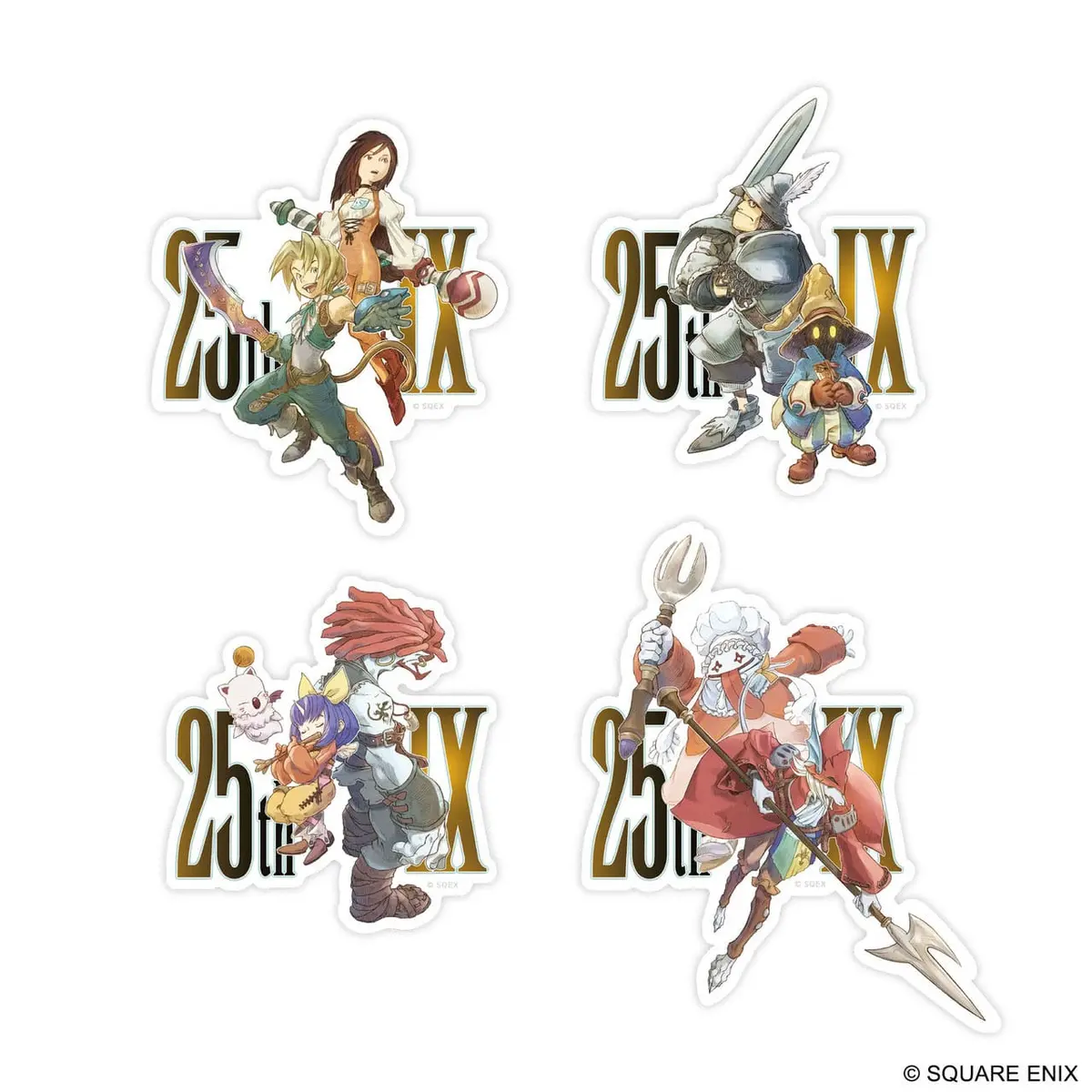 Final Fantasy IX - Sticker - Set (25th Anniversary) - Imagen 1