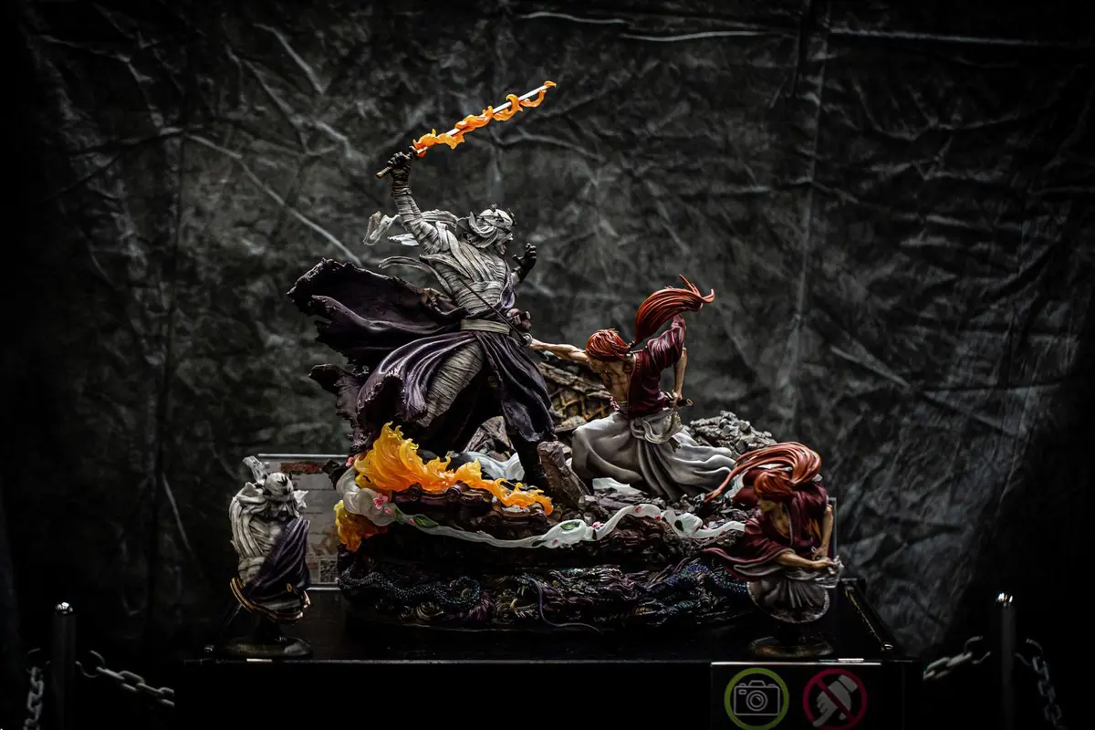 Rurouni Kenshin - Elite Diorama - Kenshin vs. Shishio (25th Anniversary Edition) - Imagen 1