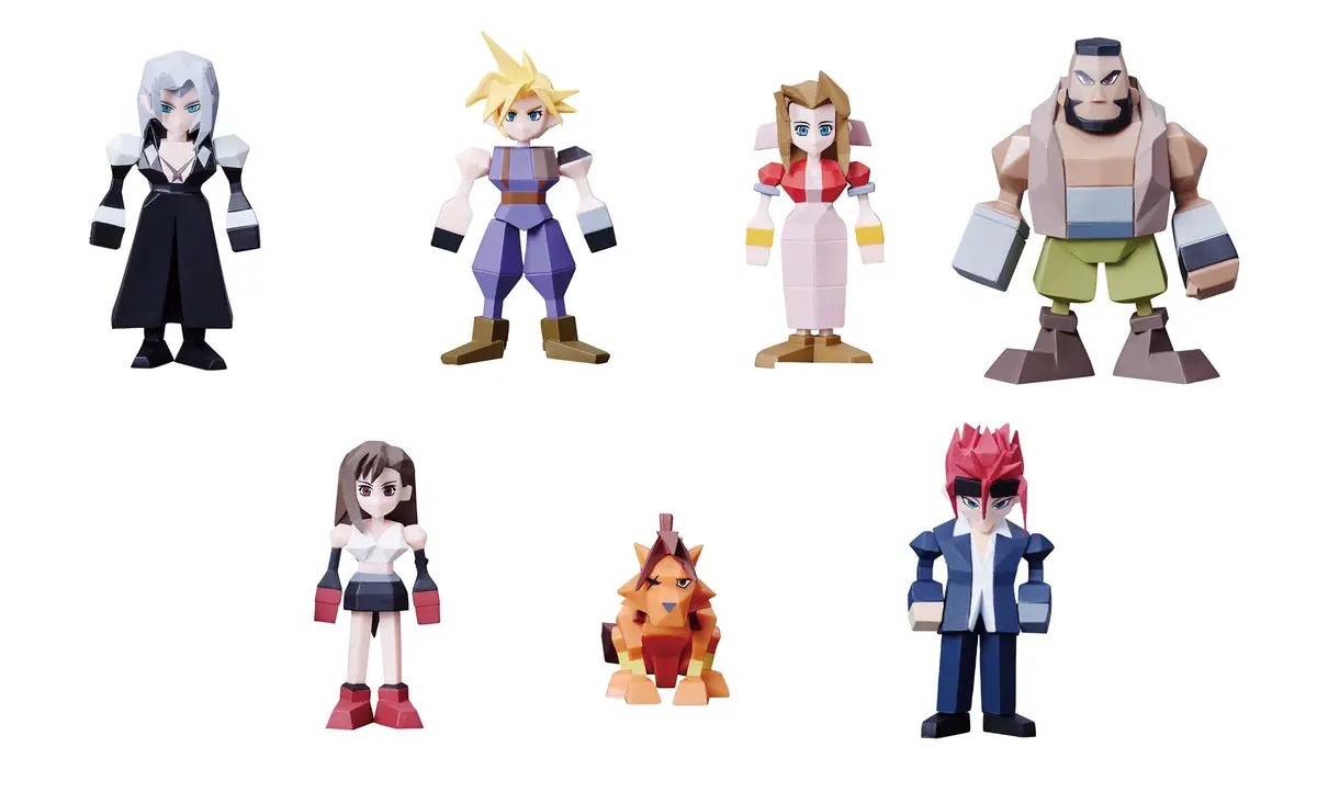 Final Fantasy VII - Polygon Figure - Vol. 1 - Imagen 1