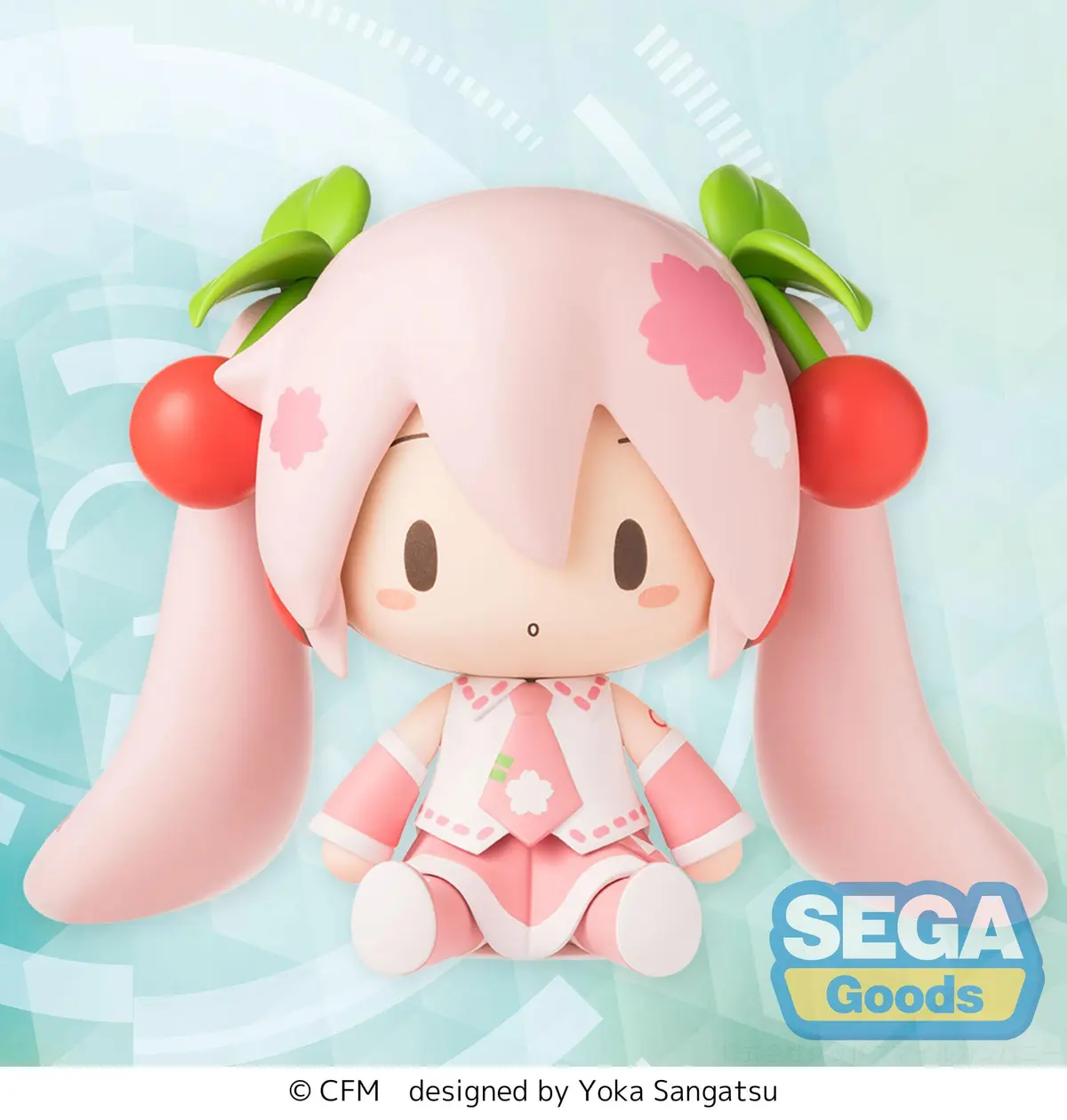 Character Vocal Series - Fuwapuchi Figura Chibi - Miku Hatsune (Sakura) - Imagen 1