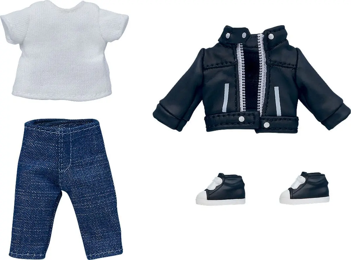 Nendoroid Doll - Accesorios - Outfit Set: Leather Jacket (Black) - Imagen 1