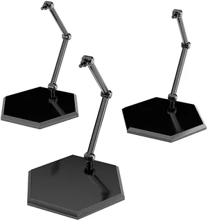 The Simple Stand - Nendoroid Accesorios - Black (3er Pack)
