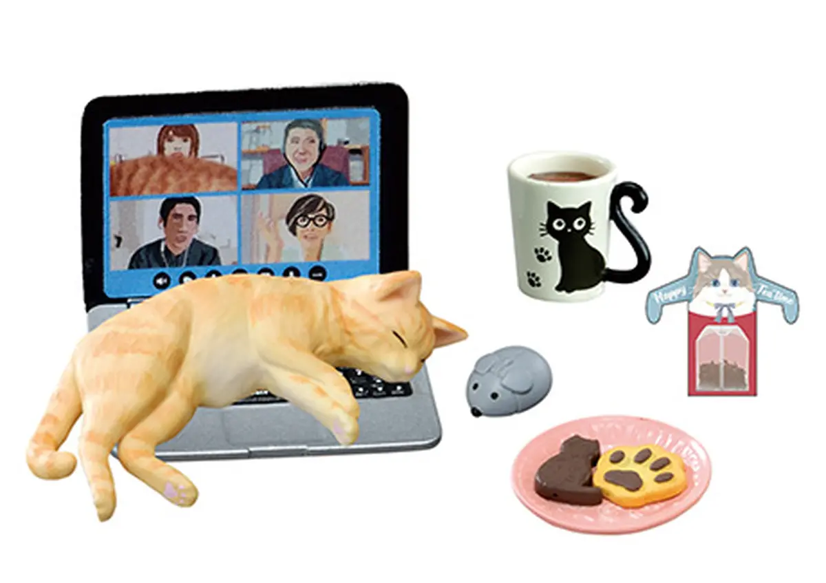 Petit Sample Series - Life with cats - Laptop - Figura de anime coleccionable - Foto principal