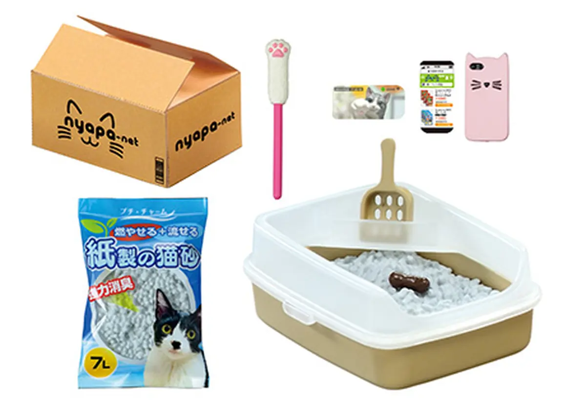 Petit Sample Series - Life with cats - Cat litter box - Figura de anime coleccionable - Foto principal