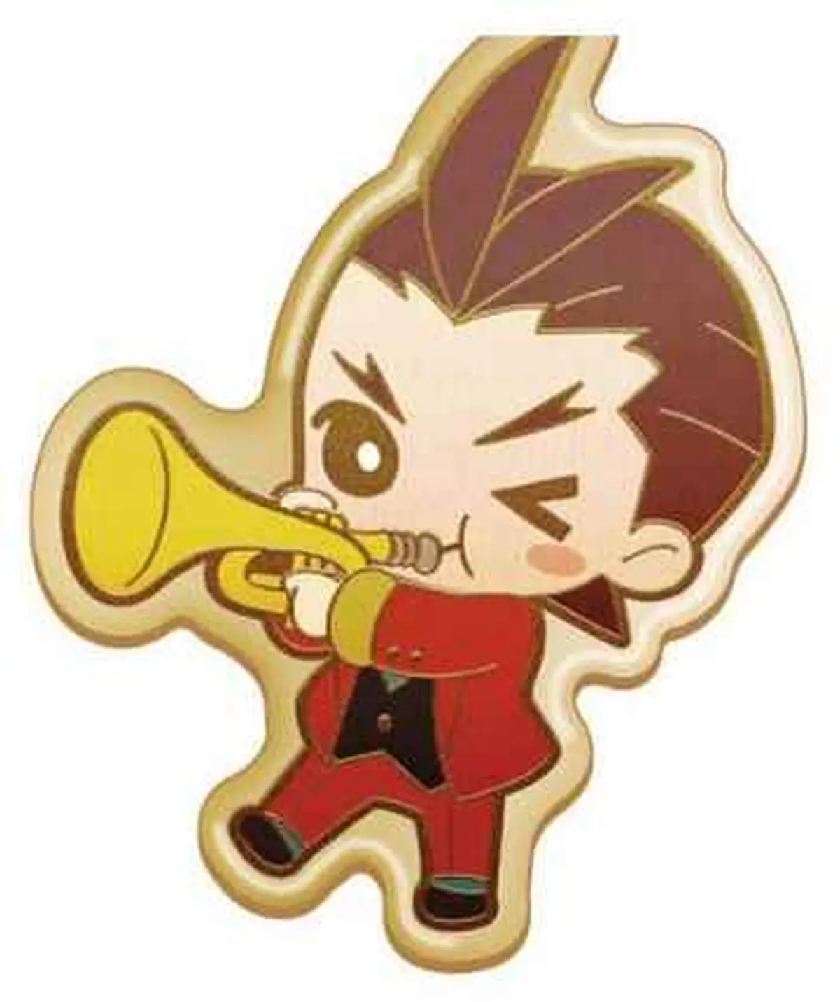 Ace Attorney - Orchestra Pin Badge - Apollo Justice - Figura de anime coleccionable - Foto principal