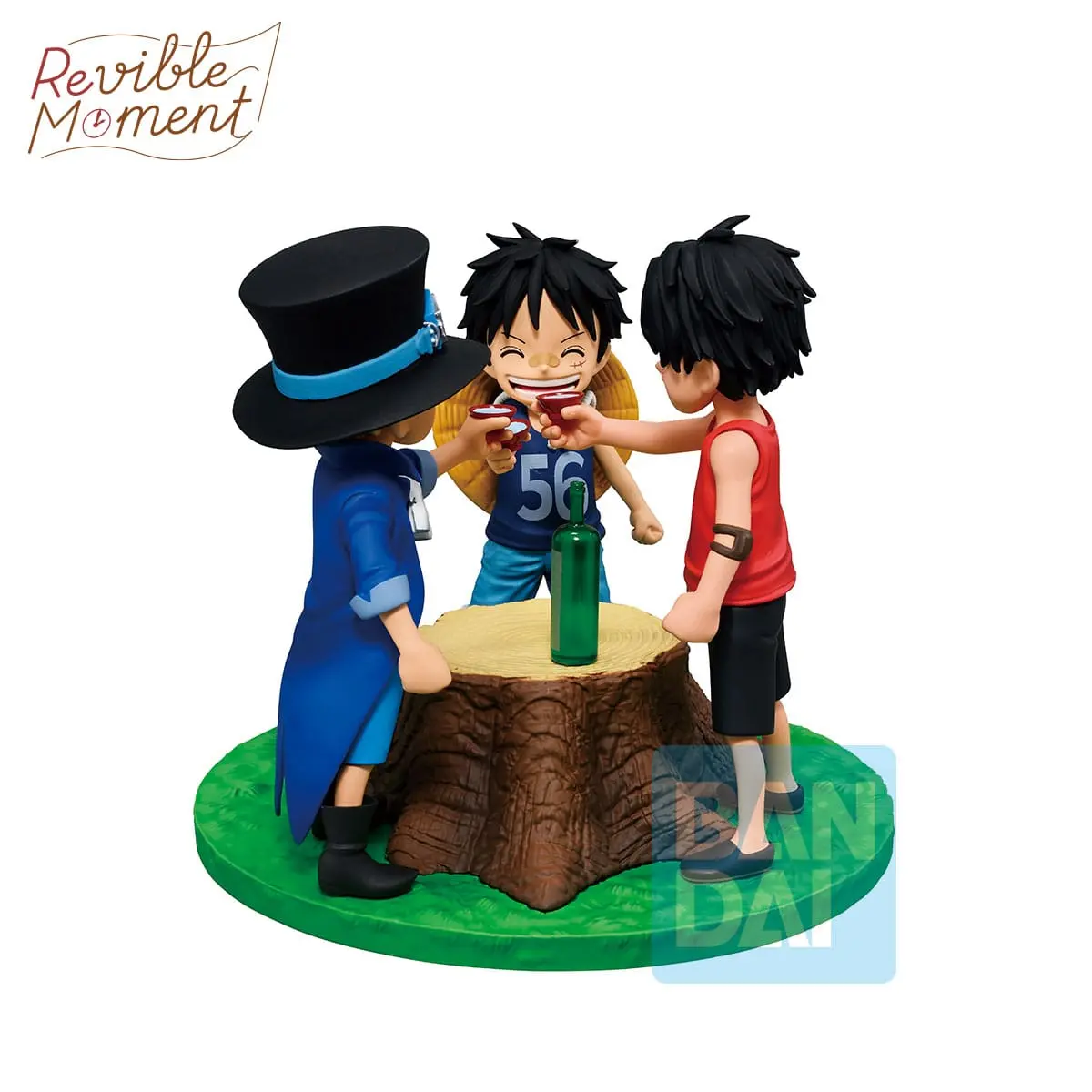 One Piece - Ichiban Kuji - Revible Moment - Portgas D. Ace, Sabo & Monkey D. Ruffy (Dramatic Memories) - Imagen 1