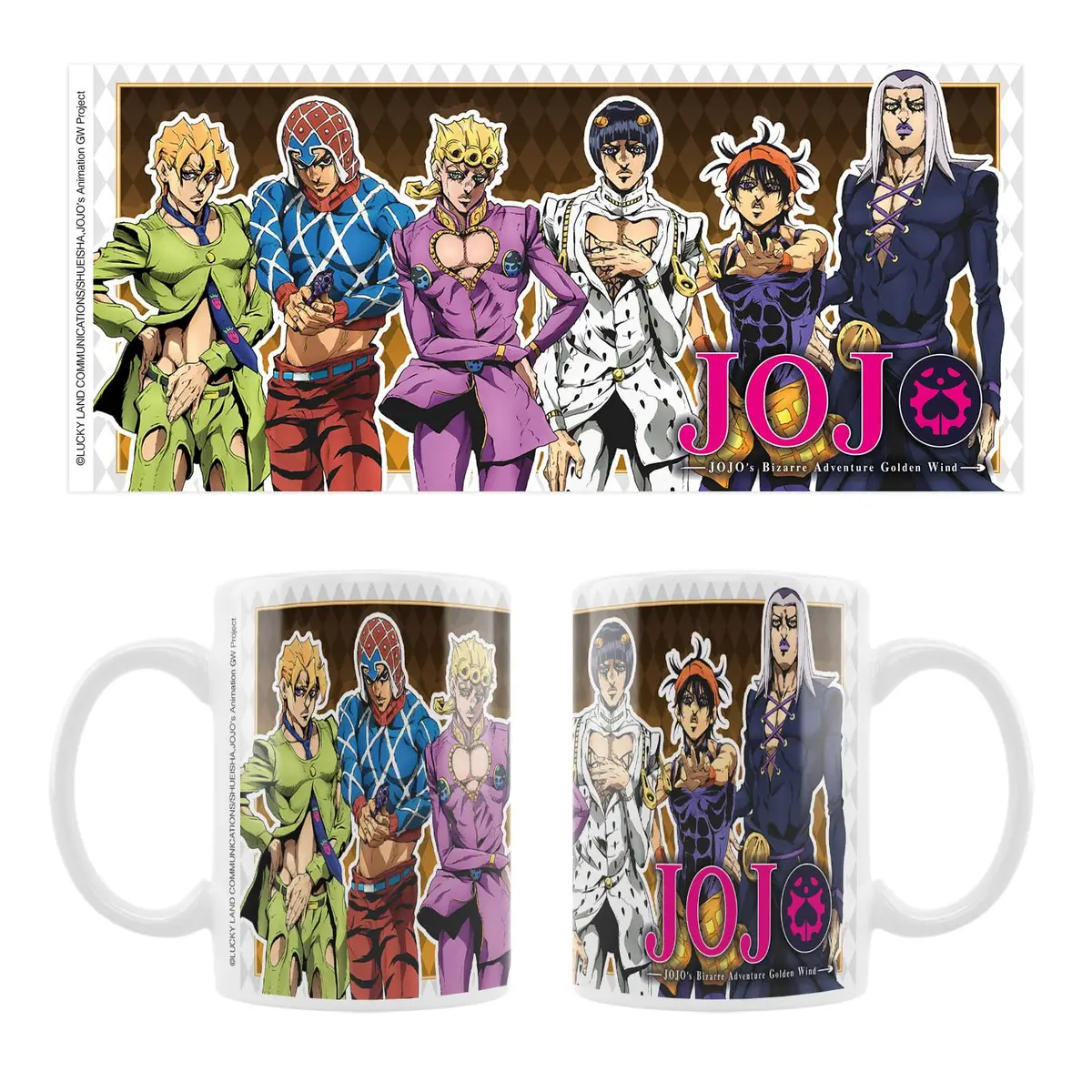JoJo's Bizarre Adventure - Tasse - Main Characters - Figura de anime coleccionable - Foto principal