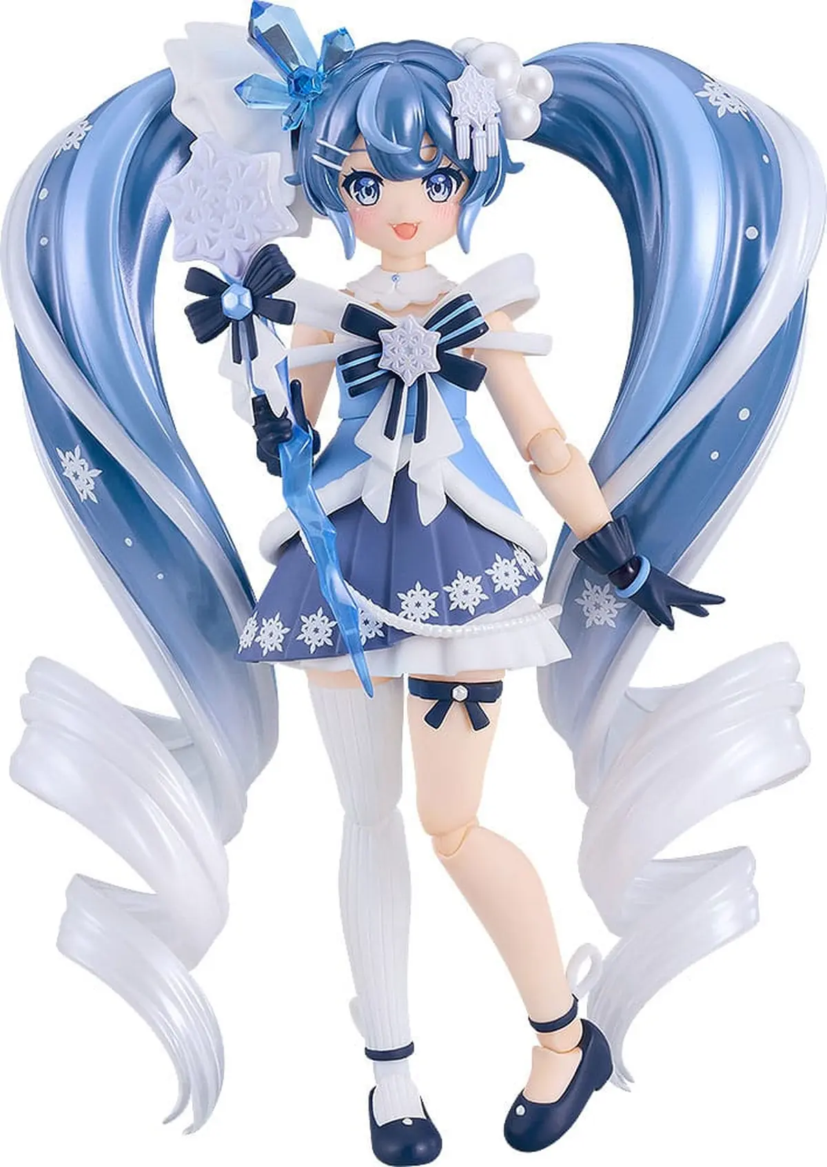 Character Vocal Series - figma - Miku Hatsune (Crystal Snow Ver.) - Imagen 1
