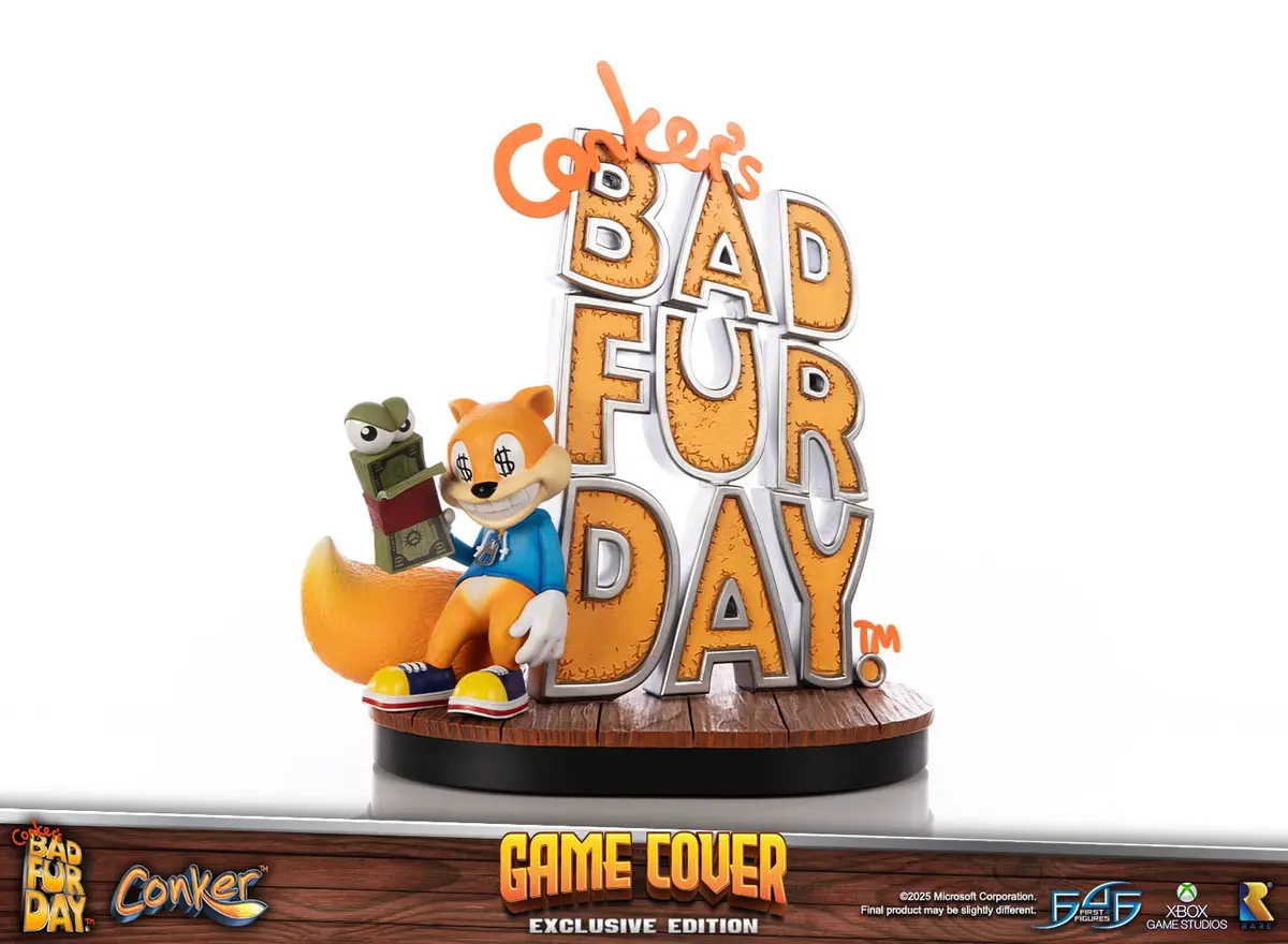 Conker's Bad Fur Day - First 4 Figures - Game Cover (Exclusive Edition) - Imagen 1