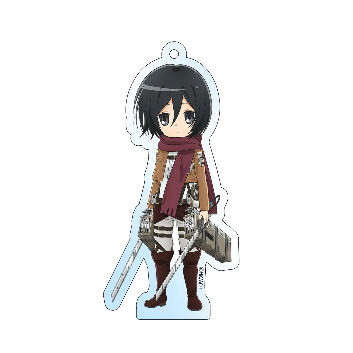 Attack on Titan - Schlusselanhanger - Mikasa Ackerman (Holographic) - Figura de anime coleccionable - Foto principal
