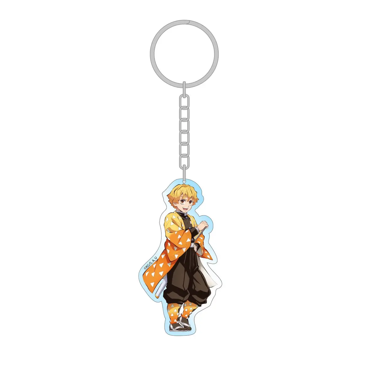 Demon Slayer - Schlusselanhanger - Zen'itsu Agatsuma (Holographic) - Figura de anime coleccionable - Foto principal