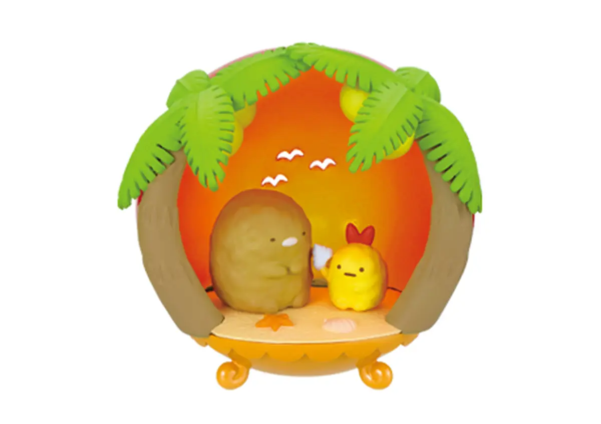 Sumikko Gurashi - Clear globe - A Happy and Heartwarming Spot - Tonkatsu (Sunset) - Figura de anime coleccionable - Foto principal