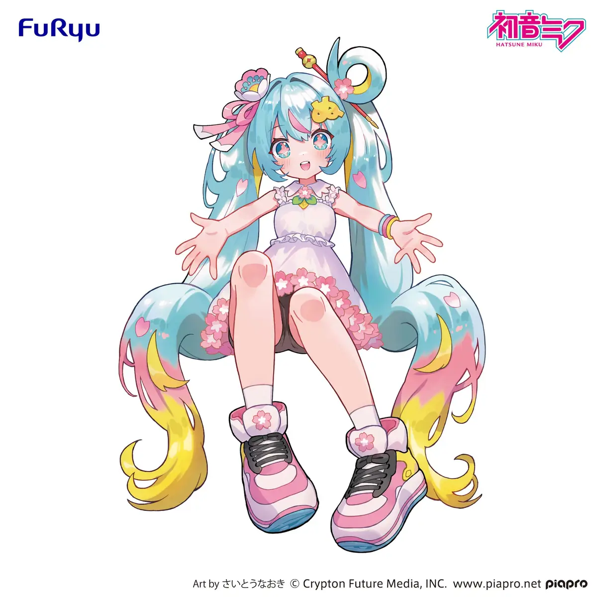 Character Vocal Series - Noodle Stopper Figure - Miku Hatsune (10th Anniversary) - Imagen 1