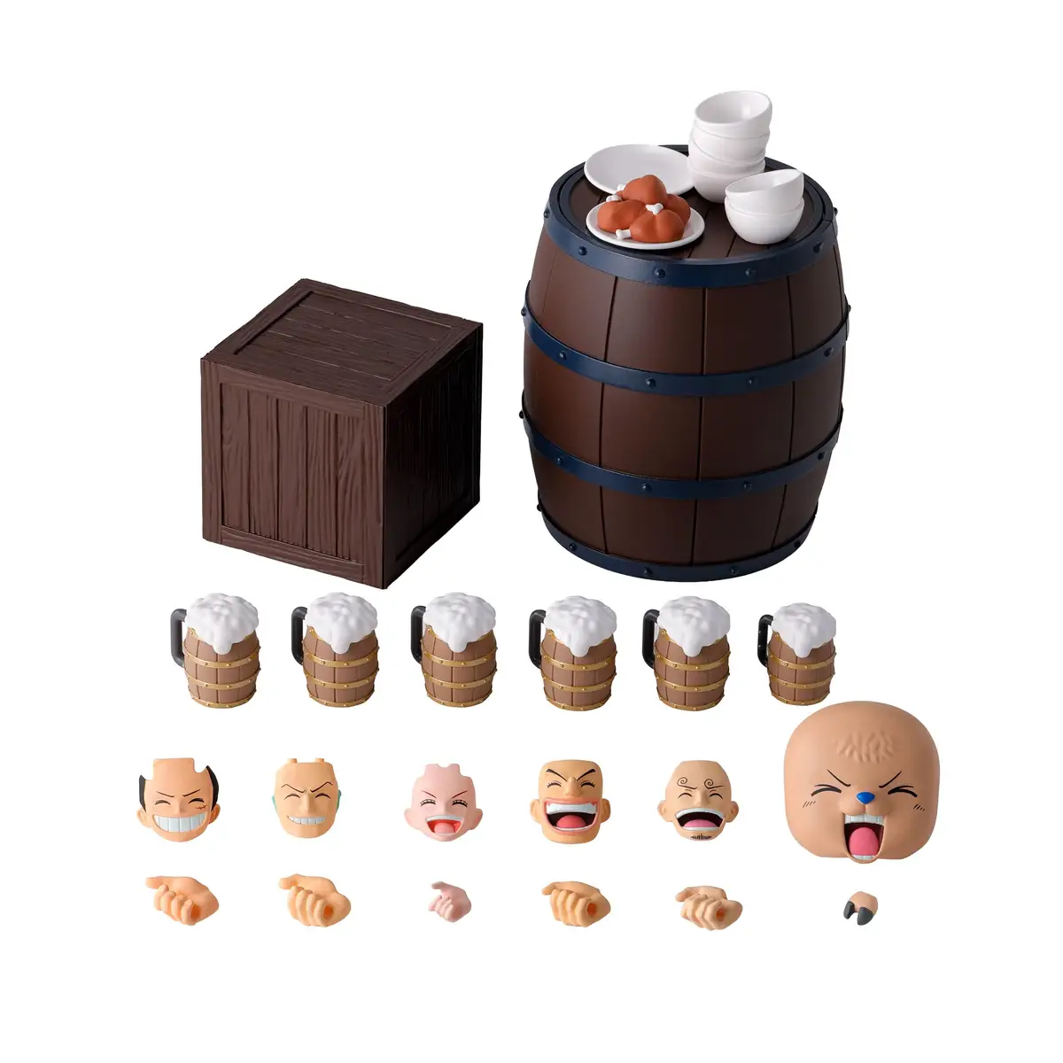 One Piece - S.H.Figuarts Accesorios - The Straw Hat Crew Party Set - Imagen 1