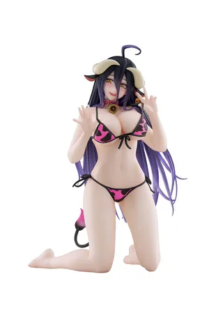 Overlord - Desktop Cute - Albedo (Cow-Print Swimsuit ver.) (Renewal)