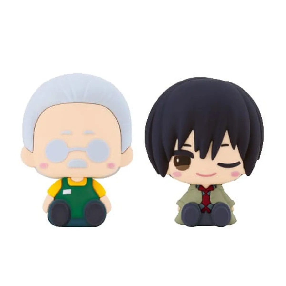 Sakamoto Days - Pote Raba Rubber Mascot - Taro Sakamoto & Yoichi Nagumo - Imagen 1