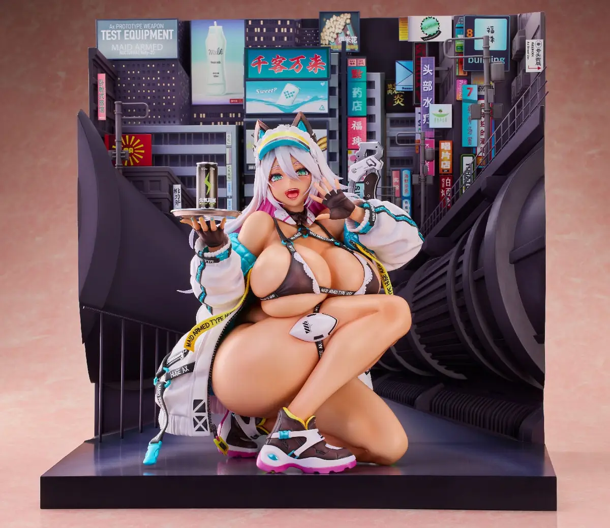 Meido-Busou - Figura a Escala - Ax (Street Ver.) (Pixel Philia Edition) - Imagen 1