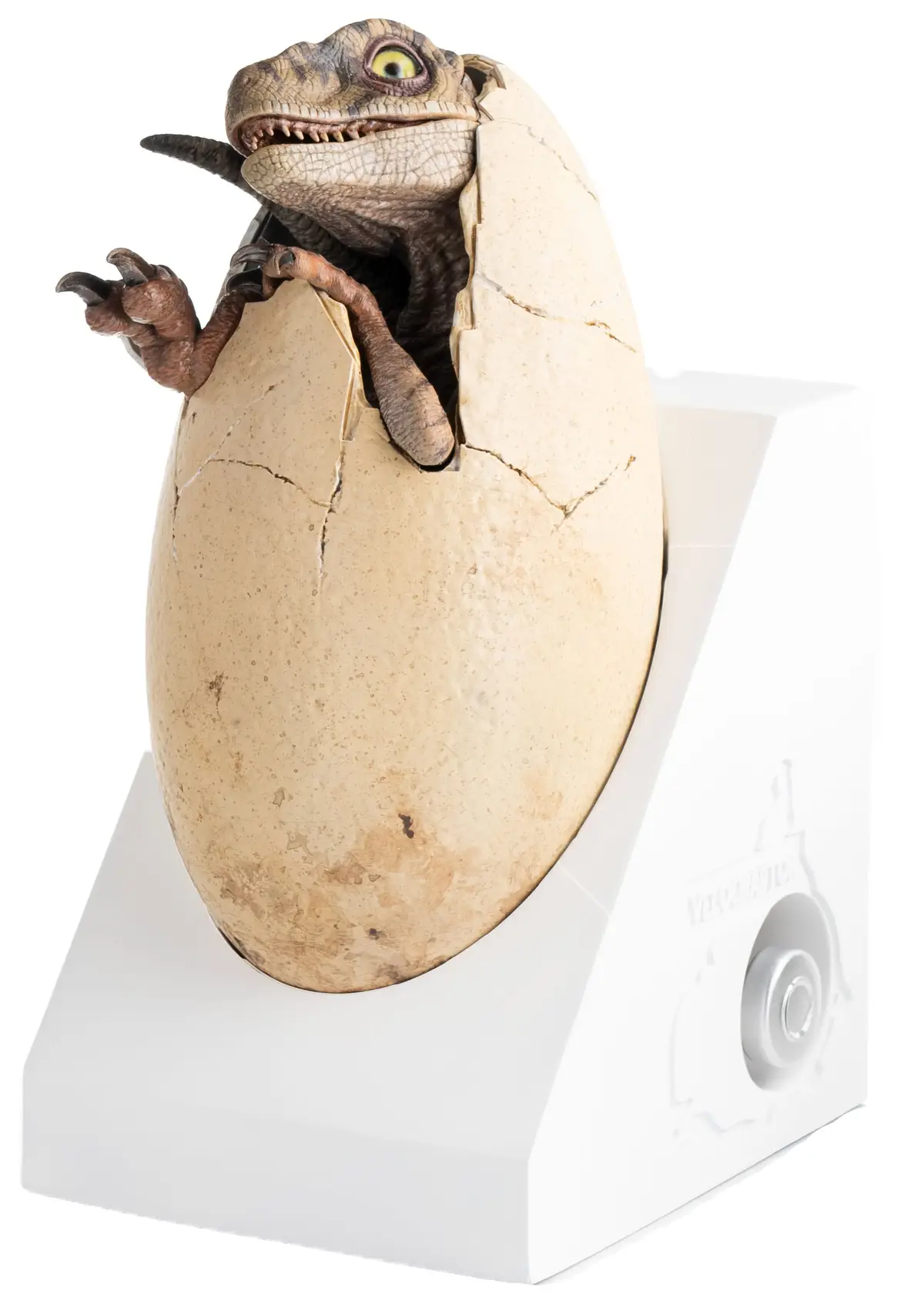 Jurassic Park - Elite Creature Collectibles - White Queen Hatching Egg - Imagen 1