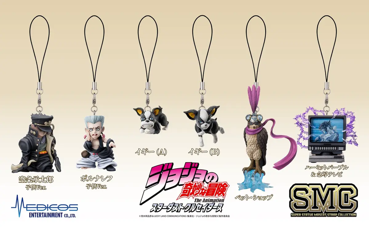 JoJo's Bizarre Adventure - Super Statue Mascot Strap Collection - Box - Imagen 1
