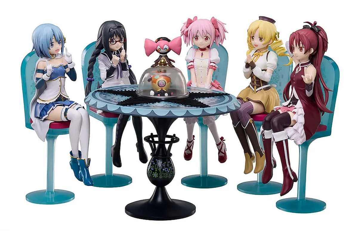 Puella Magi Madoka Magica - Non-Figura a Escala - Madoka Kaname, Homura Akemi, Mami Tomoe, Sayaka Miki & Kyoko Sakura (Tea Party Cake Song Ver.) (Set) - Imagen 1