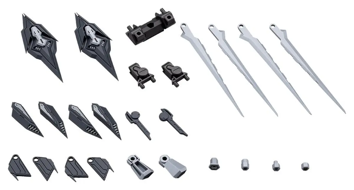 M.S.G - Plastic Model Kit Accesorios - Heavy Weapon Unit67 Slash Binder (Gray Ver.) - Imagen 1