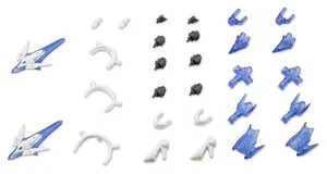 M.S.G - Plastic Model Kit Accesorios - Mecha Supply35 Holonic Headdress & Holonic High Heels (White Ver.)