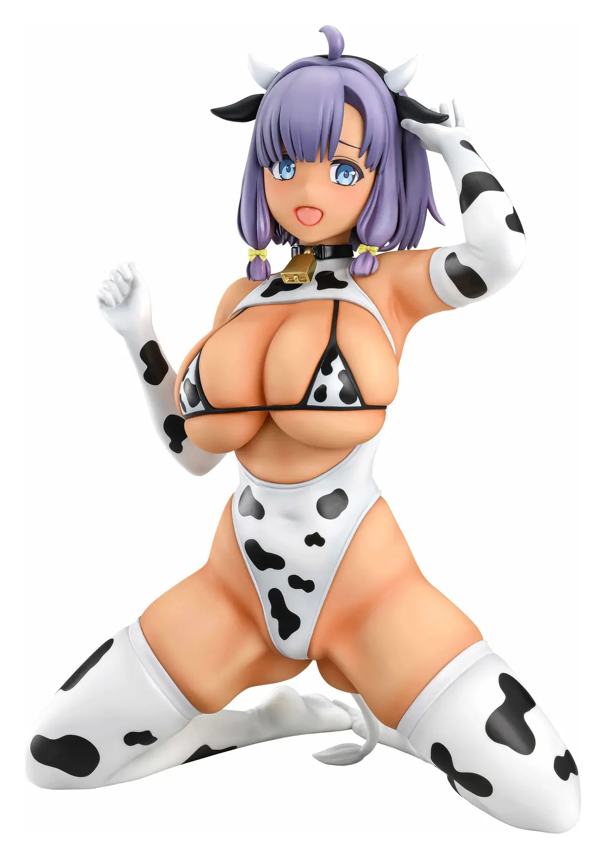 Nukitashi - Figura a Escala - Misaki Hotori (Cow print costume) (Sun tanned ver.) - Imagen 1