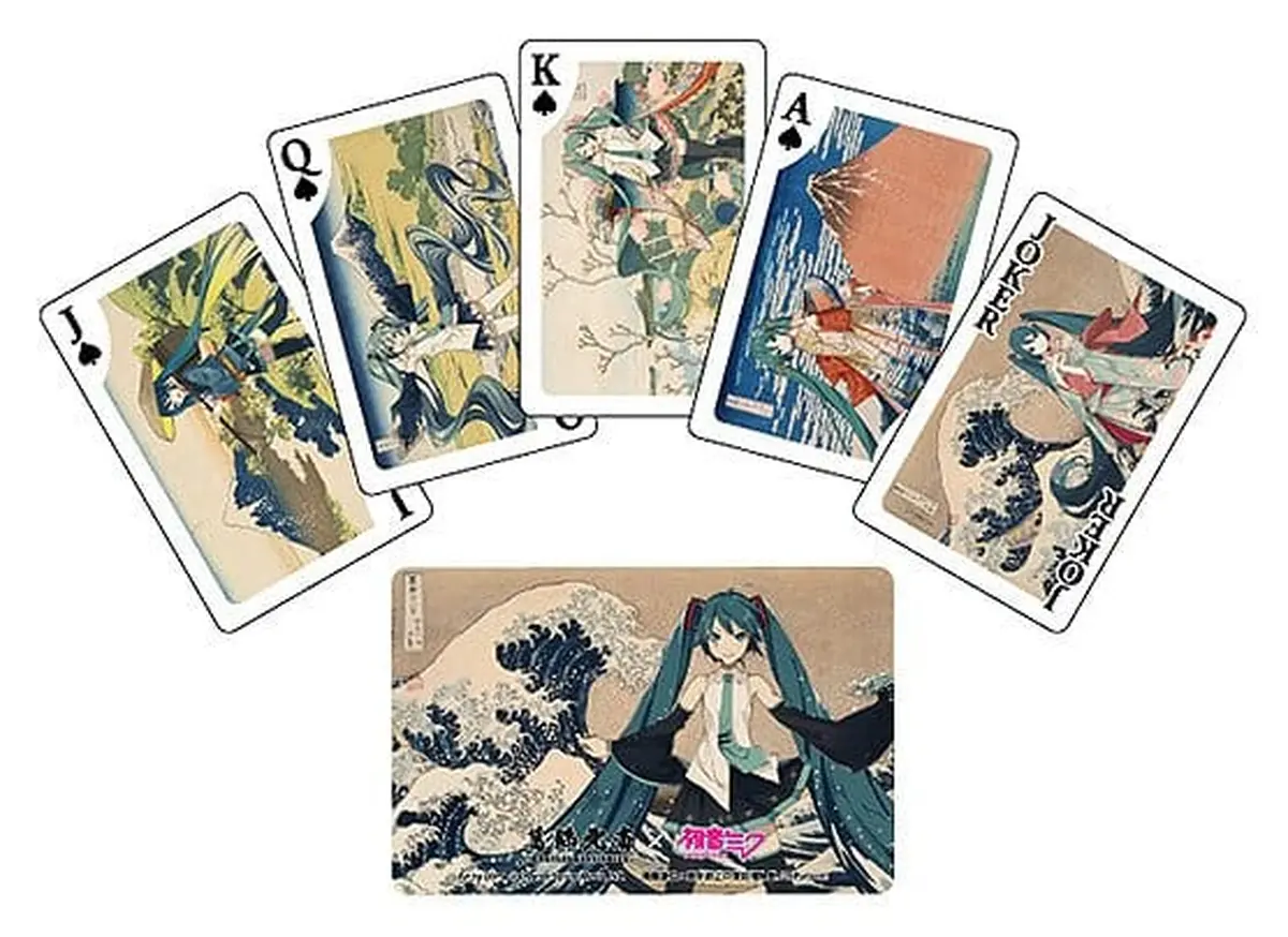 Character Vocal Series - Katsushika Hokusai Hatsune Miku - Spielkarten - Miku Hatsune - Imagen 1