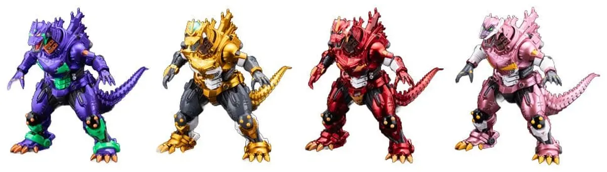 Godzilla vs. Evangelion - Hyper Modeling Series - Mechagodzilla MFS-3 Kiryu (EVA Metallic Color Ver.) (Set) - Imagen 1