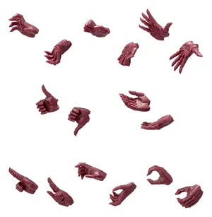 Megalomaria Unlimited Universe - Plastic Model Kit Accesorios - M.S.G Ex Hand Unit (Male Type A) (RED Ver.)