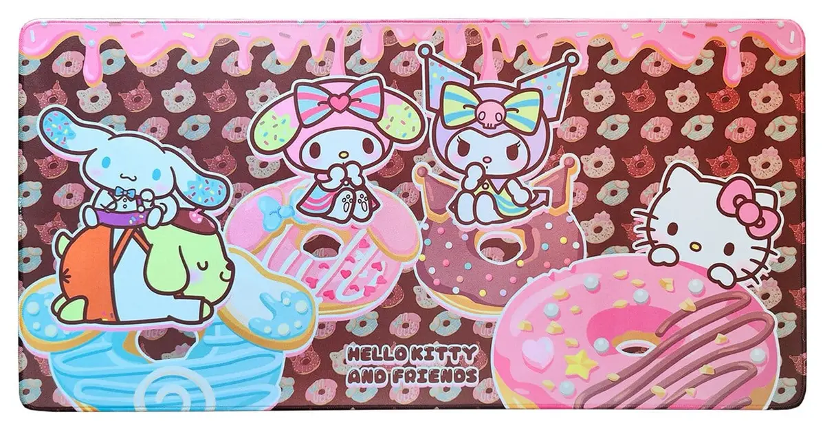 Sanrio - Mousepad - Hello Kitty & Friends Donuts - Figura de anime coleccionable - Foto principal