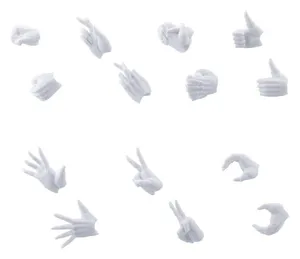 Megalomaria Unlimited Universe - Plastic Model Kit Accesorios - Ex Hand Unit (Female Type A) (WHITE Ver.)