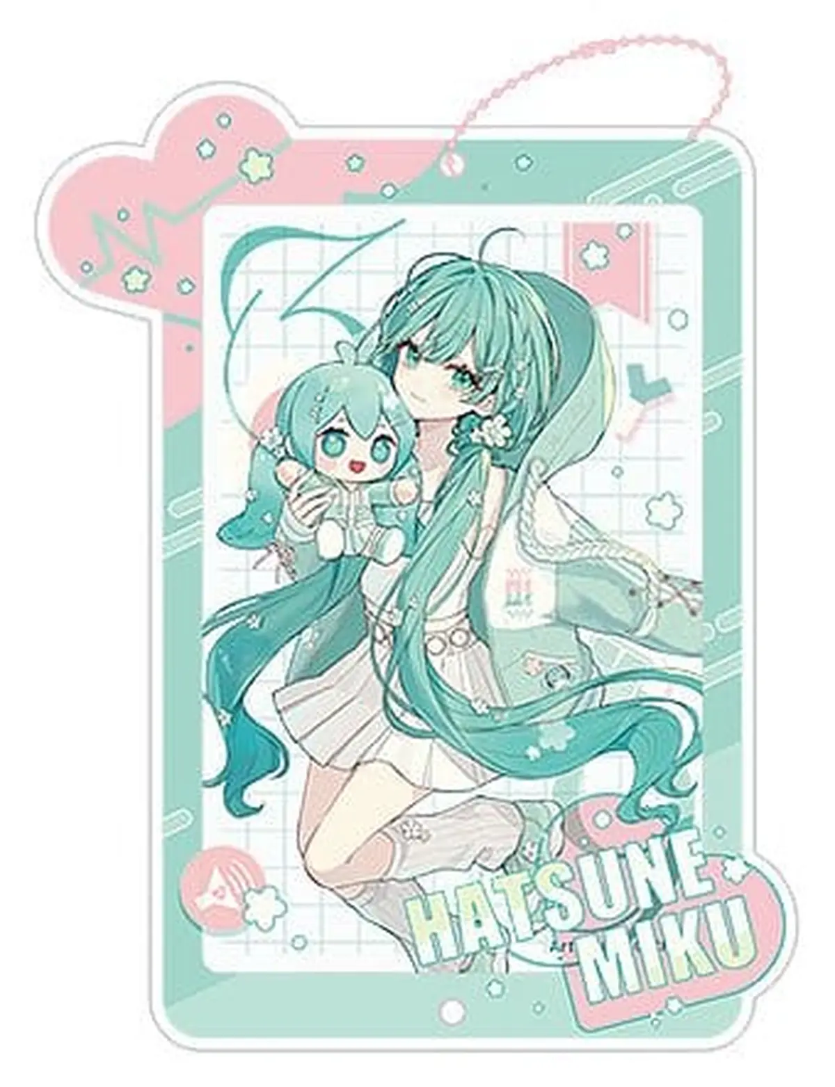 Character Vocal Series - Miku Hug Series - Photo Frame Set - Miku Hatsune (Flower Ver.) - Figura de anime coleccionable - Foto principal