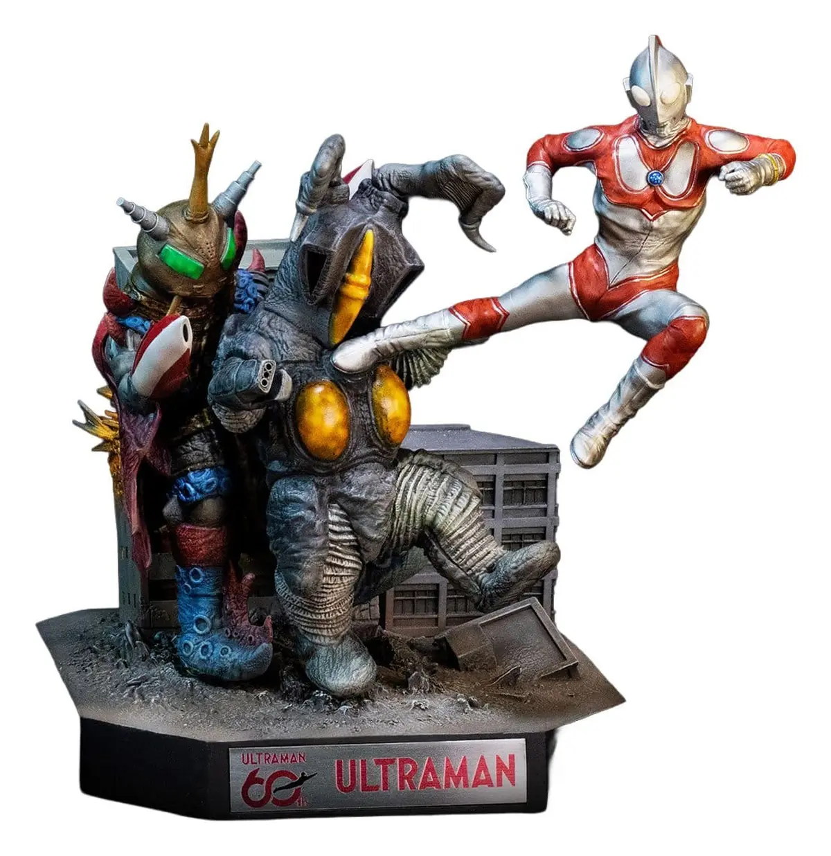 Ultraman - Diorama Statue - Ultraman Jack vs. Zetton II & Alien Bat Battle Scene - Imagen 1