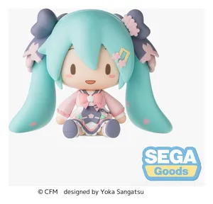 Character Vocal Series - Fuwapuchi Figura Chibi - Miku Hatsune (New Semester)